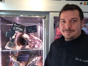 N. PETIT, boucherie OH la Vache Reims