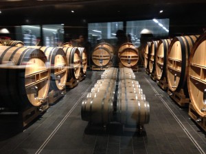 les fûts de chène pour élever la cuvée prestige Clos Lanson